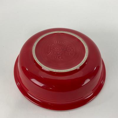 -46- DISHES | Fiesta Homer Laughlin | Red Bowls