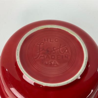 -46- DISHES | Fiesta Homer Laughlin | Red Bowls