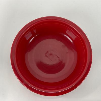 -46- DISHES | Fiesta Homer Laughlin | Red Bowls