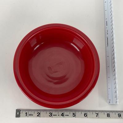 -46- DISHES | Fiesta Homer Laughlin | Red Bowls