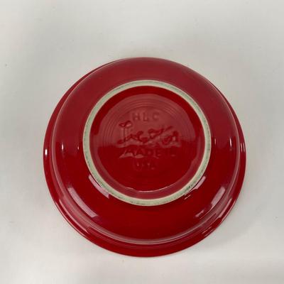 -46- DISHES | Fiesta Homer Laughlin | Red Bowls