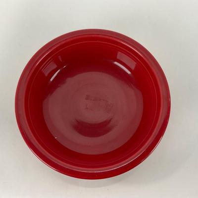 -46- DISHES | Fiesta Homer Laughlin | Red Bowls