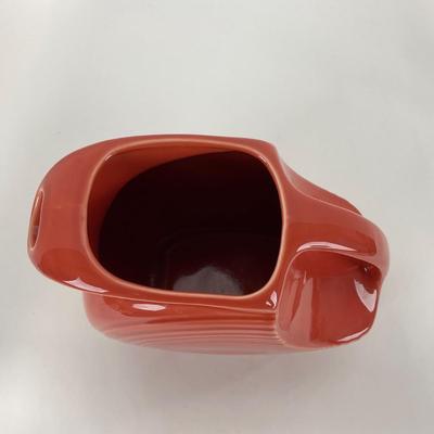 -47- DISHES | Fiesta Homer Laughlin | Orange Pitcher