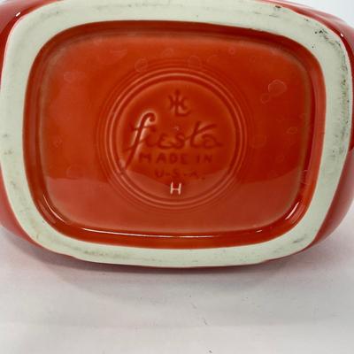 -47- DISHES | Fiesta Homer Laughlin | Orange Pitcher