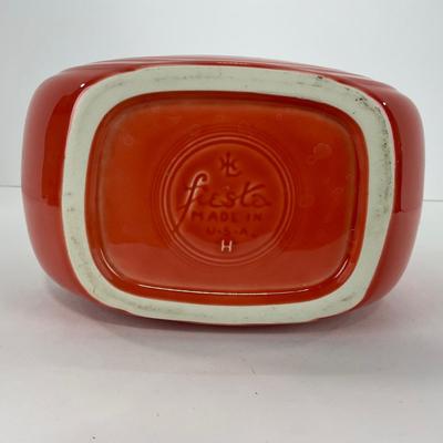 -47- DISHES | Fiesta Homer Laughlin | Orange Pitcher