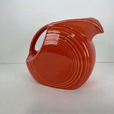 -47- DISHES | Fiesta Homer Laughlin | Orange Pitcher