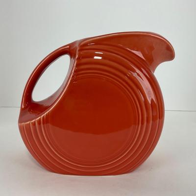 -47- DISHES | Fiesta Homer Laughlin | Orange Pitcher