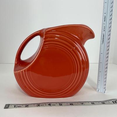 -47- DISHES | Fiesta Homer Laughlin | Orange Pitcher