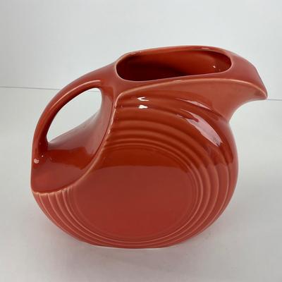 -47- DISHES | Fiesta Homer Laughlin | Orange Pitcher