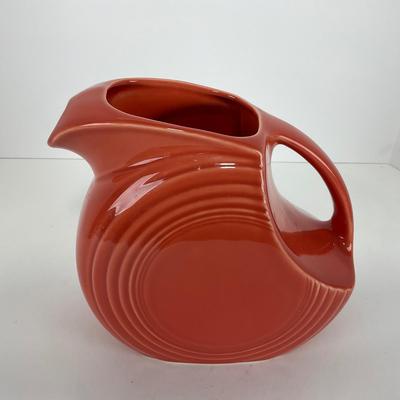 -47- DISHES | Fiesta Homer Laughlin | Orange Pitcher
