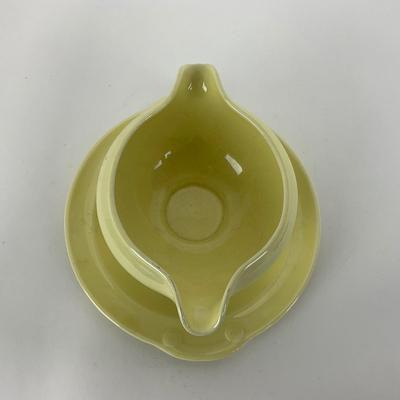 -48- DISHES | Lu-Ray Pastels Taylor Smith & Taylor | Yellow Gravy Boat