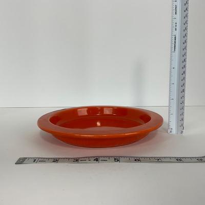-49- DISHES | Orange Round Covered Casserole