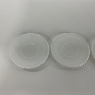 -50- DISHES | White Milk Glass Childrenâ€™s Cup & Saucer