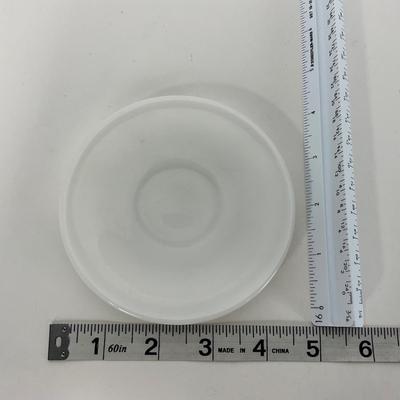 -50- DISHES | White Milk Glass Childrenâ€™s Cup & Saucer