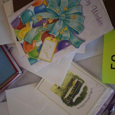 Box lot of greeting cards