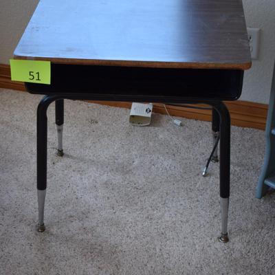 Gen X Tornato, Earthquake, & Nuclear Bomb shelter AKA School Desk