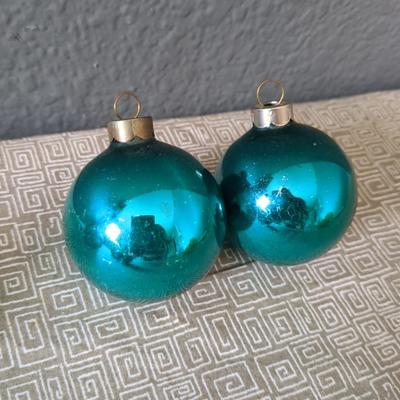 Mercury Glass Christmas Ornaments