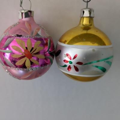 Mercury Glass Christmas Ornaments