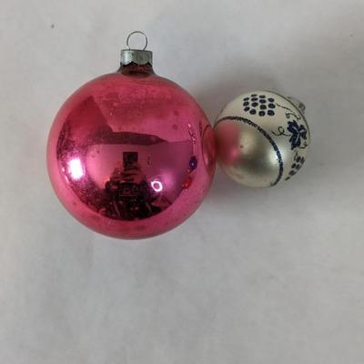 Mercury Glass Christmas Ornaments