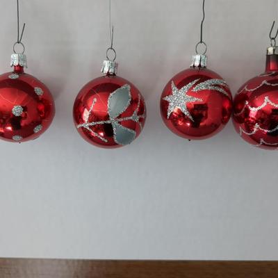 Mercury Glass Christmas Ornaments