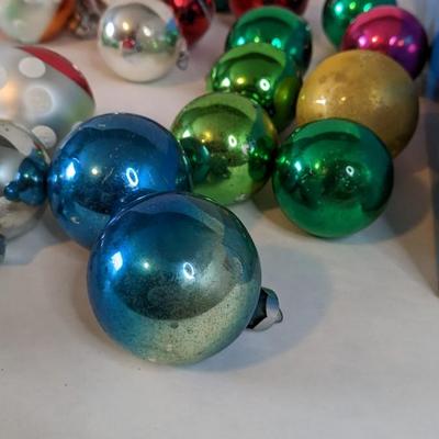 Mercury Glass Christmas Ornaments