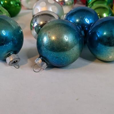 Mercury Glass Christmas Ornaments