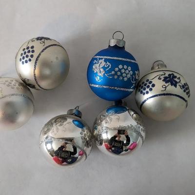 Mercury Glass Christmas Ornaments