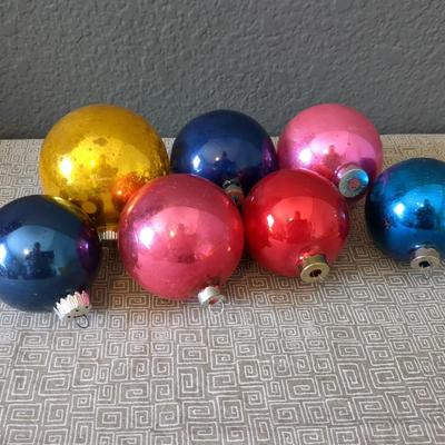 Mercury Glass Christmas Ornaments