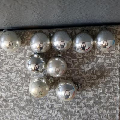 Mercury Glass Christmas Ornaments