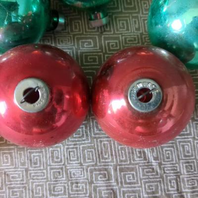 Mercury Glass Christmas Ornaments