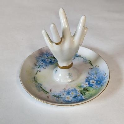 Estate Jewelry and Bavarian Porcelain Hand