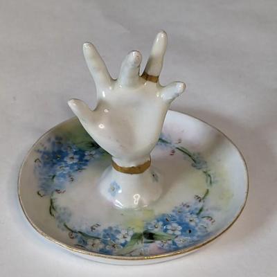 Estate Jewelry and Bavarian Porcelain Hand