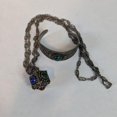 Etruscan Revival/Gothic Filligree Jewelry