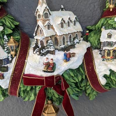 Thomas Kincade Christmas Wreath