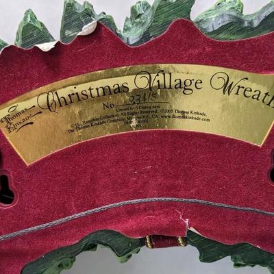 Thomas Kincade Christmas Wreath