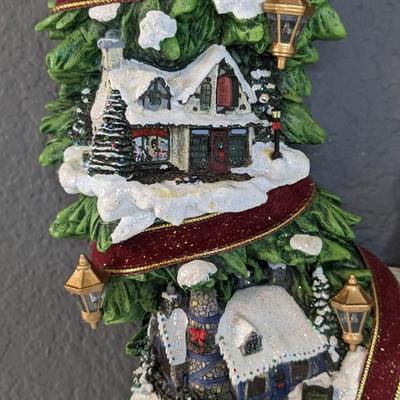 Thomas Kincade Christmas Wreath