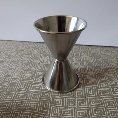 Mid Century Bar Set-Mercury Glass Ice Bucket