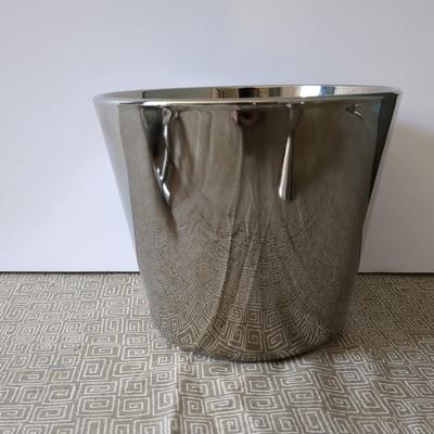 Mid Century Bar Set-Mercury Glass Ice Bucket