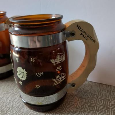 Siesta Ware Western Mugs and Snack Jar