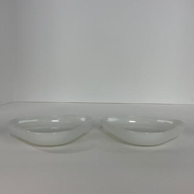 -52- GLASSWARE | Anchor Hocking Waterford Waffle | Green Depression Relish & Inserts Set