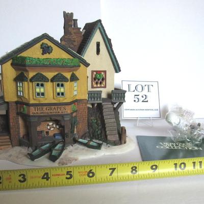 Nice MIB Dept 56 Charles Dickens Village Grapes Inn, 5th Ed, 1996