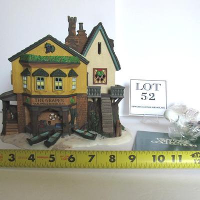 Nice MIB Dept 56 Charles Dickens Village Grapes Inn, 5th Ed, 1996