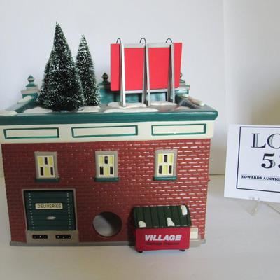 Older Dept 56 Snow Village Hershey's Chocolate Shop, 1997, MIB