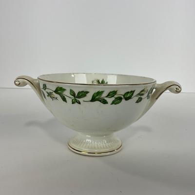 -54- DISHES | Superior Hall Quality Dinnerware Cameo Rose | Sugar, Creamer, Gravy, & Platters