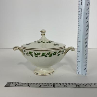 -54- DISHES | Superior Hall Quality Dinnerware Cameo Rose | Sugar, Creamer, Gravy, & Platters