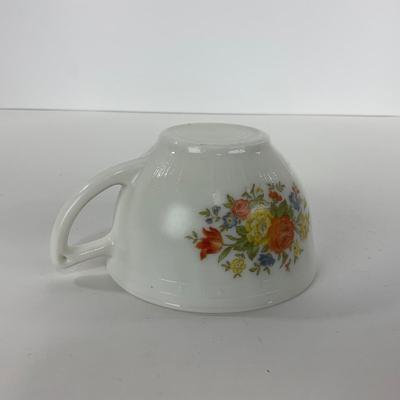 -55- GLASSWARE | Chinex Classic MacBeth Evans Bouquet | Tea Cups & Saucers
