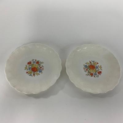 -55- GLASSWARE | Chinex Classic MacBeth Evans Bouquet | Tea Cups & Saucers