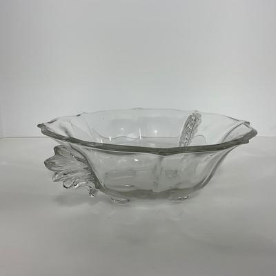 -56- GLASSWARE | Baroque Fostoria Glass Co. | Large Bowl