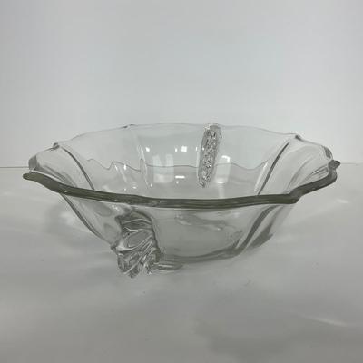 -56- GLASSWARE | Baroque Fostoria Glass Co. | Large Bowl