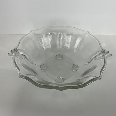 -56- GLASSWARE | Baroque Fostoria Glass Co. | Large Bowl